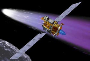 Deep Space One Flies By a Comet and an Asteroid